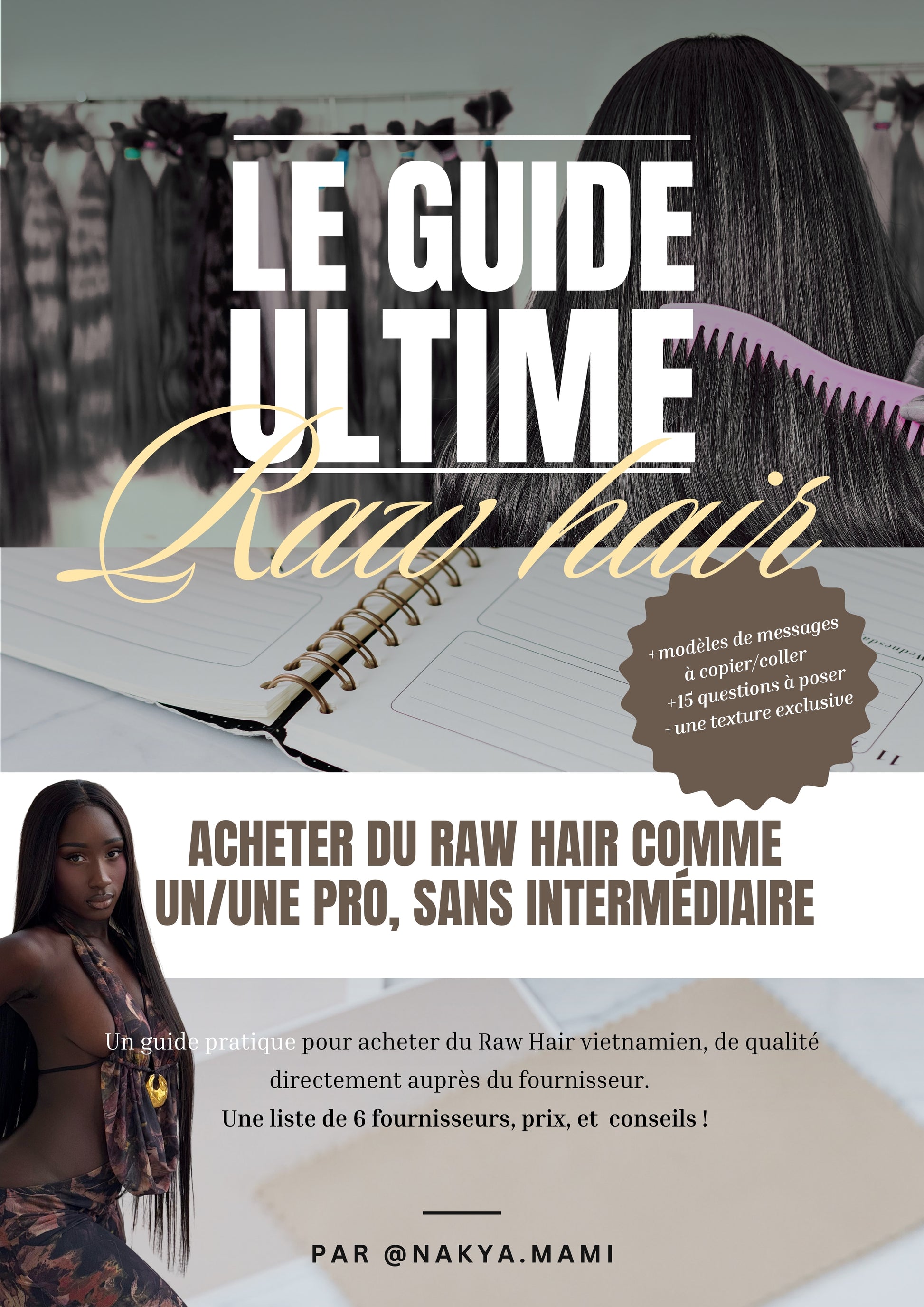 Acheter du Raw Hair comme un/une pro, sans intermédiaire - EBOOK (français)
