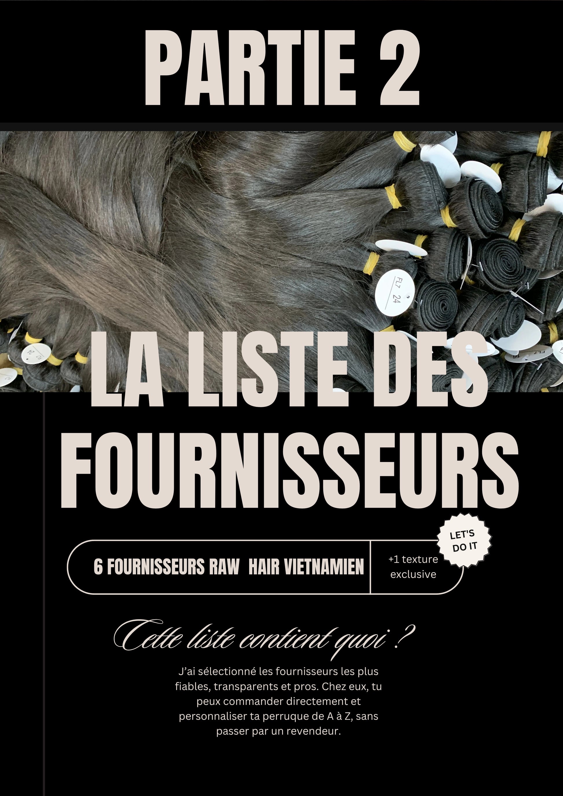 Acheter du Raw Hair comme un/une pro, sans intermédiaire - EBOOK (français)